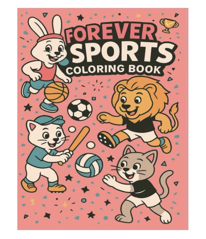 Forever Sports Coloring Book