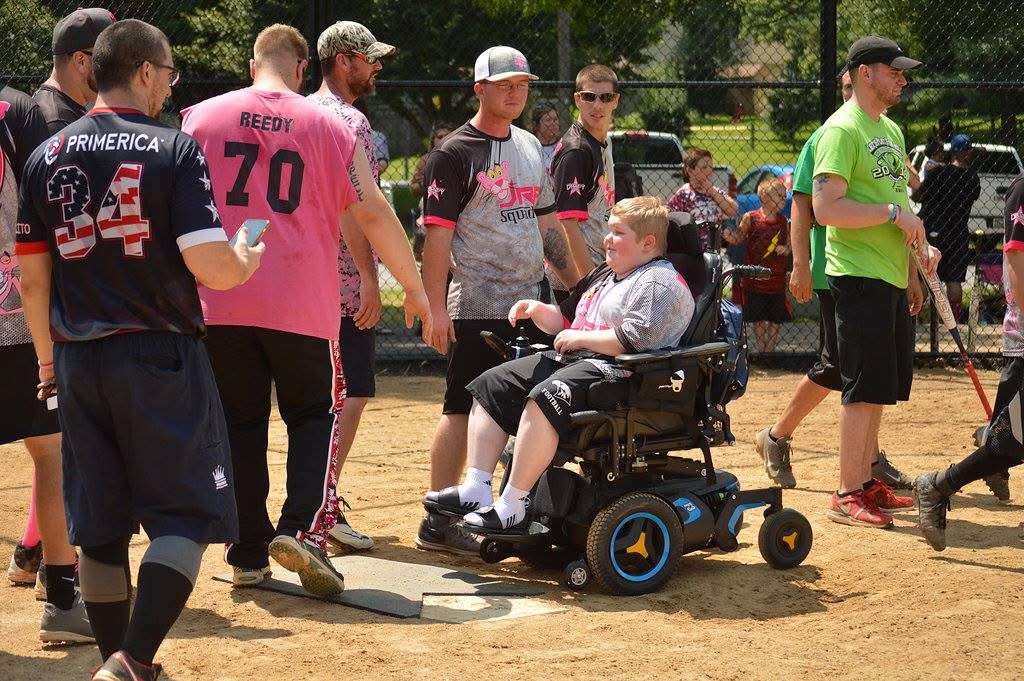 Inclusive Baseball youth player smiling